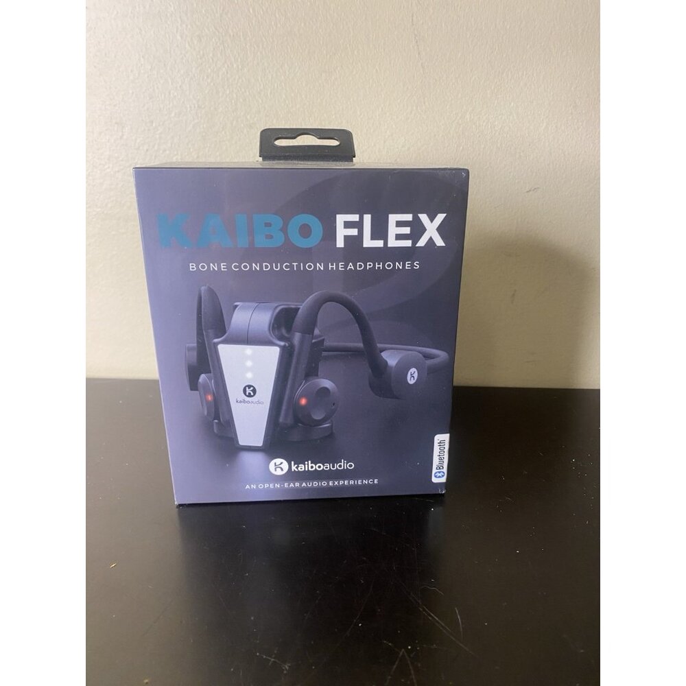 Bone Conduction Bluetooth Headphones Kaibo Flex  Kaiboaudio Open Ear Black
